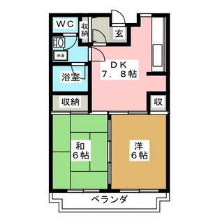 パルファンヴェール【3階】の間取り