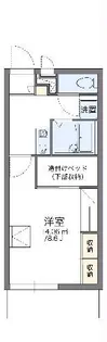 レオパレスSUNRISEII【3階】の間取り