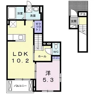 ミ・カシータ【2階】の間取り