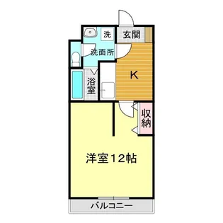 ユゾン平川【2階】の間取り