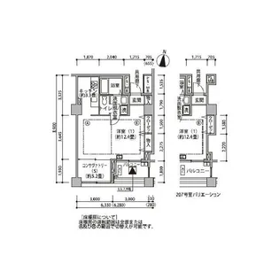 東雲キャナルコートCODAN15号棟【2階】の間取り