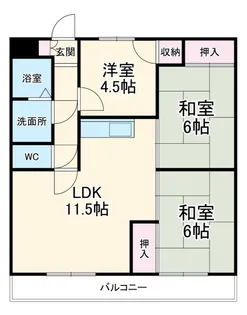 ラフォーレカトウ【5階】の間取り