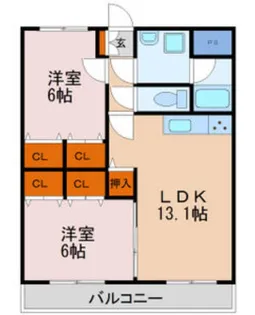 キング・ペレ【3階】の間取り