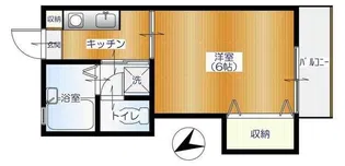 メゾンポワール【1階】の間取り