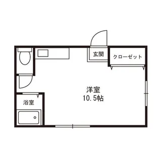 第二富士マンション【1階】の間取り