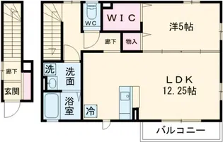 ボヌール Fの間取り