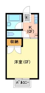岩田ハイツII【1階】の間取り