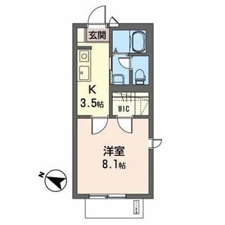 レゾンM【1階】の間取り