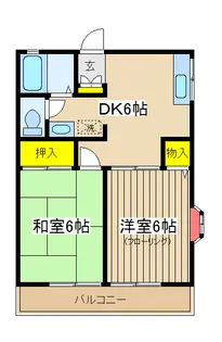 グレープメゾン【2階】の間取り