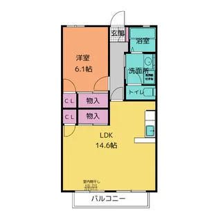 エスポールスギウラ【2階】の間取り
