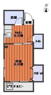 第七末廣コーポ【3階】の間取り