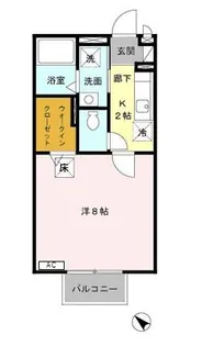 グリーンハウスC【1階】の間取り