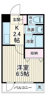 サンハイム山分B棟【1階】の間取り