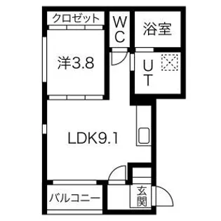 Sun MarieII【3階】の間取り