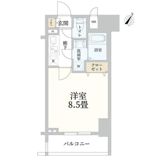 L-Flat田町【3階】の間取り