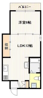 バロックワークス【5階】の間取り