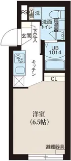 レピュア北千住レジデンス【2階】の間取り