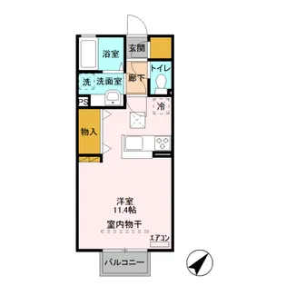 アルシオーネ【2階】の間取り