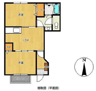 ソレアード II【1階】の間取り