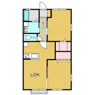 ル・プティ・ポア・イースト【1階】の間取り