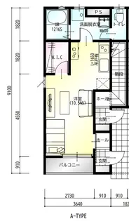 ルーブル【1階】の間取り