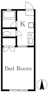 ジュネスプレハレンス【2階】の間取り