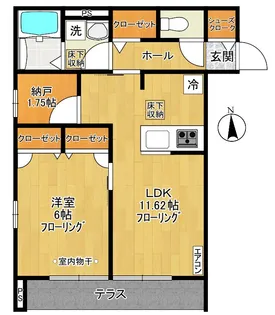JOEIL EAST ージョイルイーストー【1階】の間取り