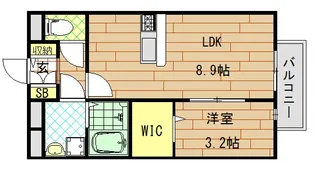 グレイス奥林【2階】の間取り