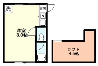 ハマコート【2階】の間取り