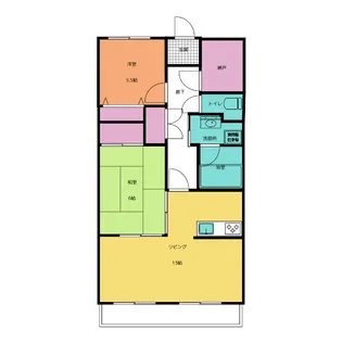 ソレイユレヴァン【4階】の間取り
