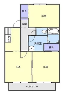 フレグランスミカ【1階】の間取り