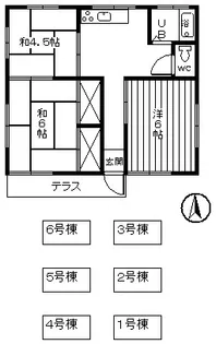 群馬県藤岡市岡之郷【一戸建】の間取り