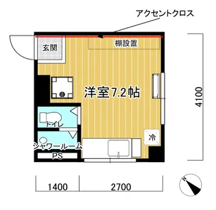 ドリームコーポ【4階】の間取り