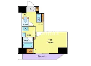ジェノヴィア上野IIIスカイガーデン【11階】の間取り