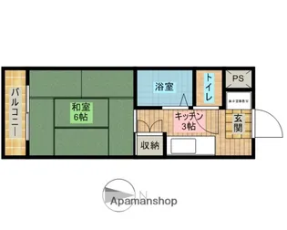 オスカーマンション【5階】の間取り