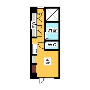 東カン名古屋キャステール【10階】の間取り