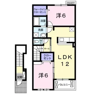 ノース・フィールド【2階】の間取り