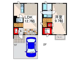 東京都江戸川区北葛西5【一戸建】の間取り