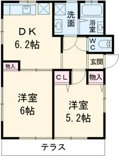 タウン泉NI【1階】の間取り