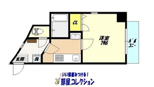 馬借タカヤコーポレーション【6階】の間取り