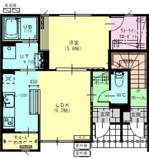 Monstellas A【1階】の間取り