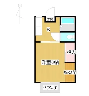 ベルゾーネ高砂【1階】の間取り