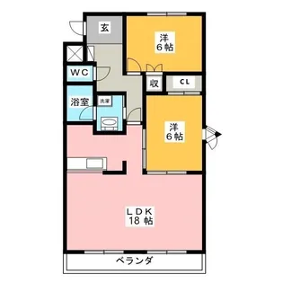 セラミック加藤III【5階】の間取り