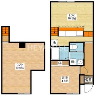 ヴェルデ【1階】の間取り