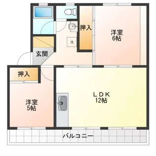 リバーサイドパレス【3階】の間取り