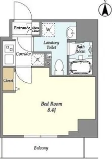 プライマル西大島駅前【8階】の間取り