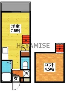 MODERN西山【2階】の間取り