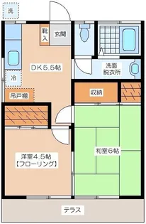 第一みつる荘【1階】の間取り