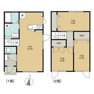 北海道札幌市東区北三十四条東2【一戸建】の間取り