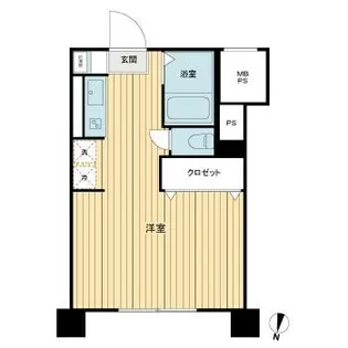 チサンマンション第五仙台【4階】の間取り